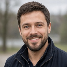 Portrait of Marek, company events lead